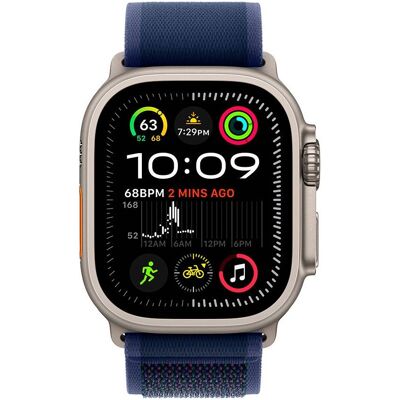 Apple Watch Ultra 2 GPS + Cellular 49mm Titanio natural con Loop Trail Azul M/L Apple Watch Ultra 2 GPS + Cellular 49mm Titanio natural con Loop Trail Azul M/L