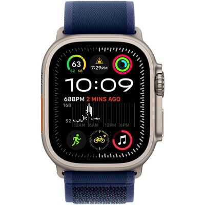 Apple Watch Ultra 2 GPS + Cellular 49mm Titanio natural con Loop Trail Azul S/M Apple Watch Ultra 2 GPS + Cellular 49mm Titanio natural con Loop Trail Azul S/M
