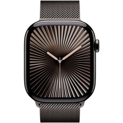 Apple Watch Series 10 GPS + Cellular 46mm Titanio Pizarra con pulsera Milanese Loop Pizarra S/M Apple Watch Series 10 GPS + Cellular 46mm Titanio Pizarra con pulsera Milanese Loop Pizarra S/M