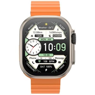Smartwatch MI 11 Ultra con pantalla curva de 2,01" (naranja) - XO Smartwatch MI 11 Ultra con pantalla curva de 2,01" (naranja) - XO