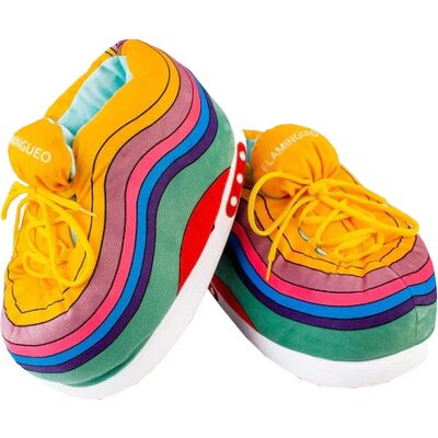 Pantuflas Bowies Multicolor Talla 36 a 44 - FLAMINGUEO Pantuflas Bowies Multicolor Talla 36 a 44 - FLAMINGUEO