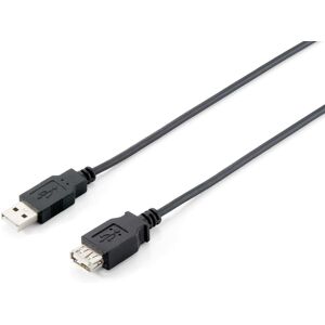 Cable Prolongador USB 2.0 AA Macho-Hembra (1,8 mts) - EQUIP Cable Prolongador USB 2.0 AA Macho-Hembra (1,8 mts) - EQUIP