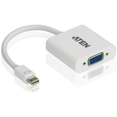Adaptador convertidor Mini DisplayPort -> VGA hembra - ATEN Adaptador convertidor Mini DisplayPort -> VGA hembra - ATEN