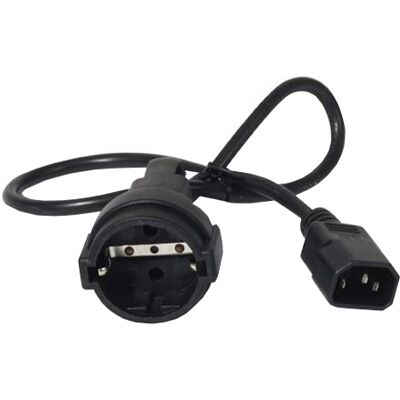 Cable de alimentación C14 Macho - CEE7/7 Hembra (0,6 mts) - APC Cable de alimentación C14 Macho - CEE7/7 Hembra (0,6 mts) - APC
