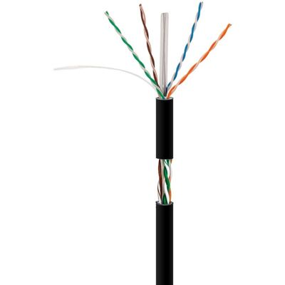 Bobina de Cable U/UTP CU Cat.6a AWG23 Exterior Cobre Ø7,2 ±0,3 mm Negro (500 mts) - NIMO Bobina de Cable U/UTP CU Cat.6a AWG23 Exterior Cobre Ø7,2 ±0,3 mm Negro (500 mts) - NIMO