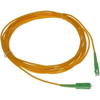 Cable Fibra SC/APC MONOMODO <-> SC/APC - 5 mts Cable Fibra SC/APC MONOMODO <-> SC/APC - 5 mts