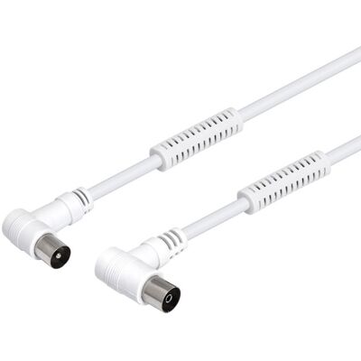 NIMO Cable RF 90º con Filtros (2,5 mts) - Blanco NIMO Cable RF 90º con Filtros (2,5 mts) - Blanco