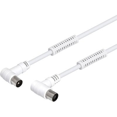NIMO Cable RF 90º con Filtros (1,5 mts) - Blanco NIMO Cable RF 90º con Filtros (1,5 mts) - Blanco