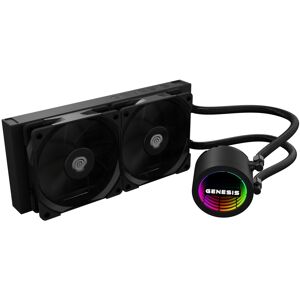 Water Cooler CPU Hydria 240 RGB 120mm (Negro) - GENESIS Water Cooler CPU Hydria 240 RGB 120mm (Negro) - GENESIS