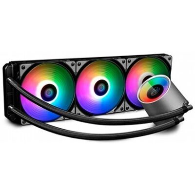 Enfriador de agua Cpu Castle 360 V2 aRGB (Negro) - DEEPCOOL Enfriador de agua Cpu Castle 360 V2 aRGB (Negro) - DEEPCOOL