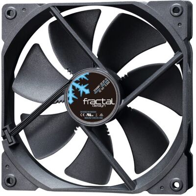 FRACTAL-DESIGN Ventilador 140mm Dynamic X2 GP-14 1000RPM 3 Pines (Negro) - DISEÑO FRACTAL FRACTAL-DESIGN Ventilador 140mm Dynamic X2 GP-14 1000RPM 3 Pines (Negro) - DISEÑO FRACTAL