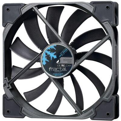 FRACTAL-DESIGN Ventilador 120mm Venturi HF-14 1200 RPM 3 Pines - DISEÑO FRACTAL FRACTAL-DESIGN Ventilador 120mm Venturi HF-14 1200 RPM 3 Pines - DISEÑO FRACTAL