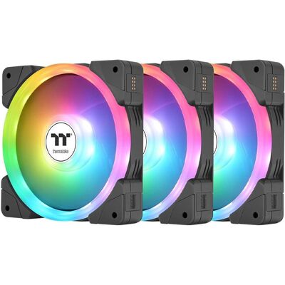Pack 3x Ventiladores SWAFAN EX12 ARGB 120 mm (Blanco) - THERMALTAKE Pack 3x Ventiladores SWAFAN EX12 ARGB 120 mm (Blanco) - THERMALTAKE