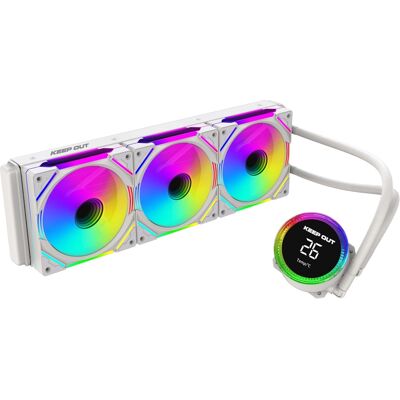 KEEP OUT KeepOut XWC-360 PRO Procesador Kit de refrigeración líquida 12 cm Blanco KEEP OUT KeepOut XWC-360 PRO Procesador Kit de refrigeración líquida 12 cm Blanco