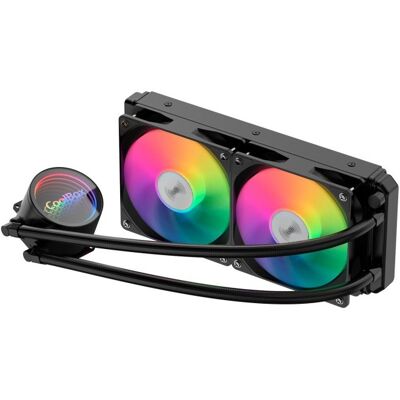 Water Cooler CPU Infinite Liquid 240 ARGB 120mm (Black) - COOLBOX Water Cooler CPU Infinite Liquid 240 ARGB 120mm (Black) - COOLBOX