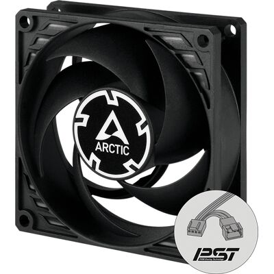 Ventilador 80mm P8 PWM PST CO 3000RPM 4 Pin PWM Negro - ARCTIC Ventilador 80mm P8 PWM PST CO 3000RPM 4 Pin PWM Negro - ARCTIC