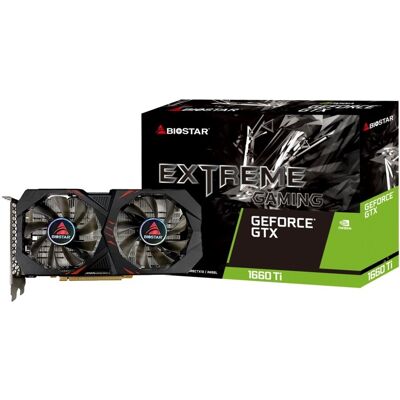 Tarjeta gráfica GeForce GTX1660Ti 6GB ATX GDDR6 - BIOSTAR Tarjeta gráfica GeForce GTX1660Ti 6GB ATX GDDR6 - BIOSTAR
