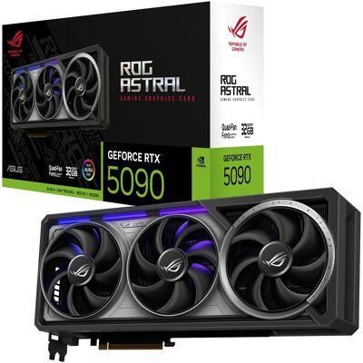 Tarjeta gráfica ASUS GeForce RTX 5090 ROG Strix Astral 32 GB GDDR7 DLSS4 Tarjeta gráfica ASUS GeForce RTX 5090 ROG Strix Astral 32 GB GDDR7 DLSS4