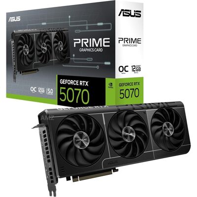 Tarjeta Gráfica NVIDIA GeForce RTX 5070 "Blackwell" Prime OC 12GB GDDR7 DLSS 4 – ASUS Tarjeta Gráfica NVIDIA GeForce RTX 5070 "Blackwell" Prime OC 12GB GDDR7 DLSS 4 – ASUS
