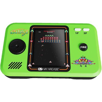 Consola de juegos portátil Galaga Pocket Player Pro - MY ARCADE Consola de juegos portátil Galaga Pocket Player Pro - MY ARCADE