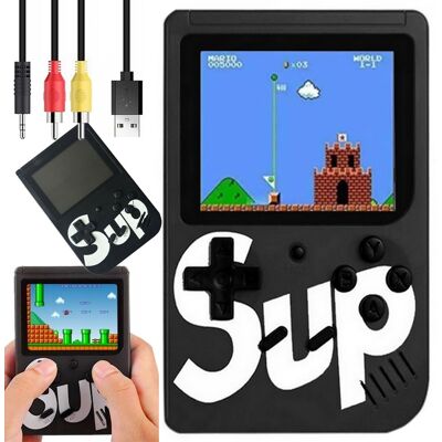 Consola portátil Sup Game Box con 400 juegos (negro) Consola portátil Sup Game Box con 400 juegos (negro)
