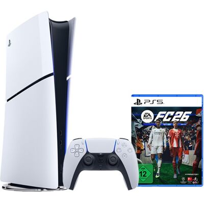 Consola PlayStation 5 Slim + Juego EA Sports FC 26 de 825 GB (Edición digital) - SONY Consola PlayStation 5 Slim + Juego EA Sports FC 26 de 825 GB (Edición digital) - SONY