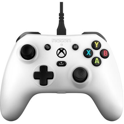 Mando a Distancia EVOL-X con Cables PC/XboxOne/Series (Blanco) - NACON Mando a Distancia EVOL-X con Cables PC/XboxOne/Series (Blanco) - NACON