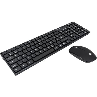 Pack Teclado + Ratón PT 1600 DPI sin Cables ORAZIO01PT - CONCEPTRONIC Pack Teclado + Ratón PT 1600 DPI sin Cables ORAZIO01PT - CONCEPTRONIC