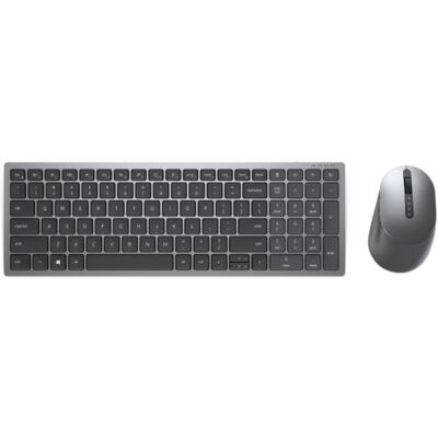 Paquete de teclado y mouse Bluetooth inalámbrico para múltiples dispositivos (gris/titanio) - DELL Paquete de teclado y mouse Bluetooth inalámbrico para múltiples dispositivos (gris/titanio) - DELL