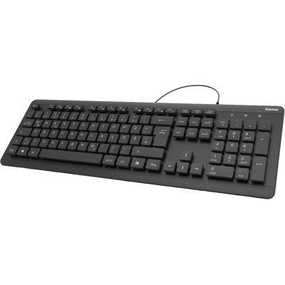Teclado impermeable con cable PT KZ-600 (Negro) - HAMA Teclado impermeable con cable PT KZ-600 (Negro) - HAMA