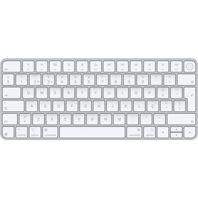 Teclado PT Magic Keyboard con Touch ID USB-C (Plateado/Blanco) - APPLE Teclado PT Magic Keyboard con Touch ID USB-C (Plateado/Blanco) - APPLE