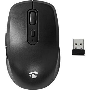 Ratón Óptico Inalámbrico 1600DPI (Negro) - NEDIS Ratón Óptico Inalámbrico 1600DPI (Negro) - NEDIS