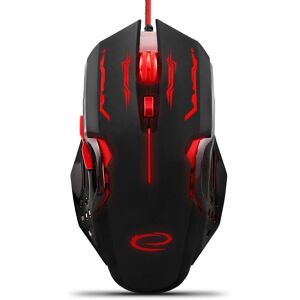 Ratón Óptico 6D USB 6 Botones 2400DPI JUEGOS (ROJO APACHE) - ESPERANZA Ratón Óptico 6D USB 6 Botones 2400DPI JUEGOS (ROJO APACHE) - ESPERANZA