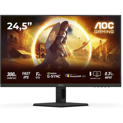 Monitor 25G4SRE IPS W-LED 24.5" FHD 16:9 300Hz/310Hz(OC) G-SYNC Compatible/ VESA Adaptive Sync - AOC Monitor 25G4SRE IPS W-LED 24.5" FHD 16:9 300Hz/310Hz(OC) G-SYNC Compatible/ VESA Adaptive Sync - AOC