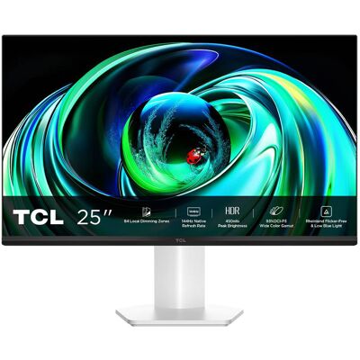 TCL 25G54 pantalla para PC 63,5 cm (25) 1920 x 1080 Pixeles Full HD QLED Blanco TCL 25G54 pantalla para PC 63,5 cm (25) 1920 x 1080 Pixeles Full HD QLED Blanco