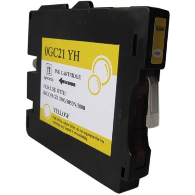 Cartucho de tinta compatible Ricoh GC21Y 405535 - Amarillo Cartucho de tinta compatible Ricoh GC21Y 405535 - Amarillo