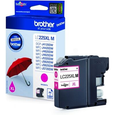 Cartucho de tinta original LC-225XLM (magenta) - BROTHER Cartucho de tinta original LC-225XLM (magenta) - BROTHER