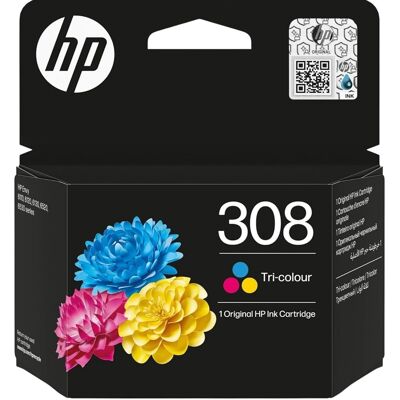 Cartucho de Tinta 308 (Color) - HP Cartucho de Tinta 308 (Color) - HP