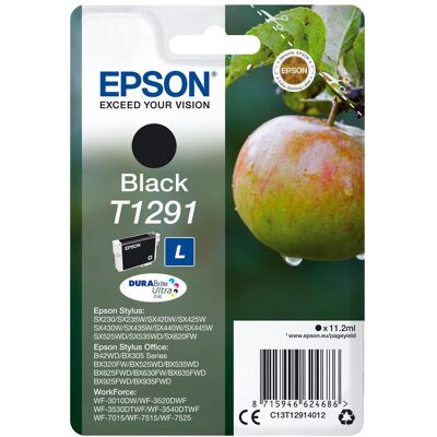 Cartucho de tinta EPSON Negro SX420W/425W/ BX305F/320FW - C13T12914022 Cartucho de tinta EPSON Negro SX420W/425W/ BX305F/320FW - C13T12914022