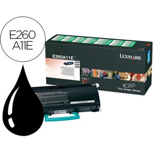 E260A11E Tóner Negro 3500 Pag - LEXMARK E260A11E Tóner Negro 3500 Pag - LEXMARK