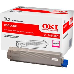 Tóner láser magenta C801/C821 (7300 páginas) - OKI Tóner láser magenta C801/C821 (7300 páginas) - OKI