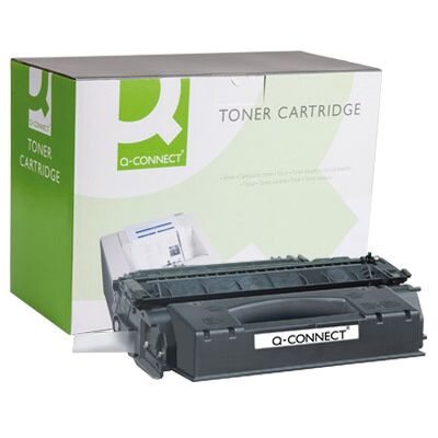 Tóner negro Q-Connect - Compatible con LaserJet - 6000 páginas Tóner negro Q-Connect - Compatible con LaserJet - 6000 páginas