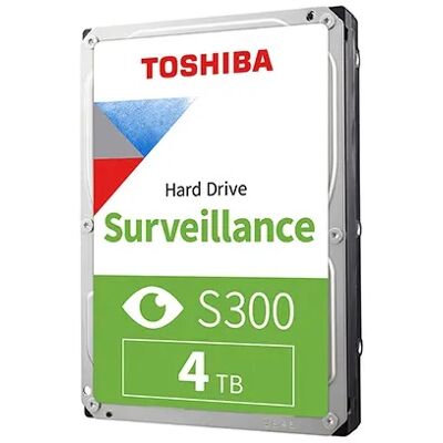 Disco Duro 3.5" S300 Vigilancia 4TB 5400RPM 128MB Serial ATA III - TOSHIBA Disco Duro 3.5" S300 Vigilancia 4TB 5400RPM 128MB Serial ATA III - TOSHIBA
