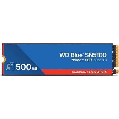 SSD M.2 2280 WD Blue SN5100 500 GB QLC NAND NVMe PCIe Gen 4.0x4 - SANDISK SSD M.2 2280 WD Blue SN5100 500 GB QLC NAND NVMe PCIe Gen 4.0x4 - SANDISK