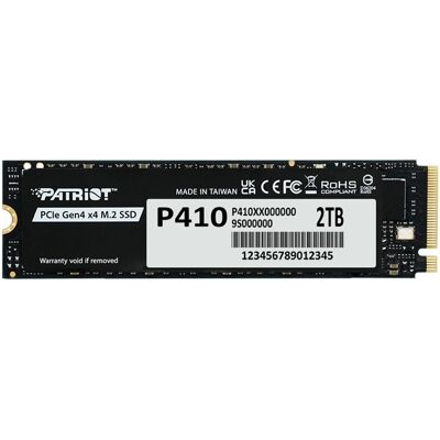 SSD P410 M.2 PCIe x4 NVMe 1.4 2TB 5GB/s - PATRIOT MEMORY SSD P410 M.2 PCIe x4 NVMe 1.4 2TB 5GB/s - PATRIOT MEMORY