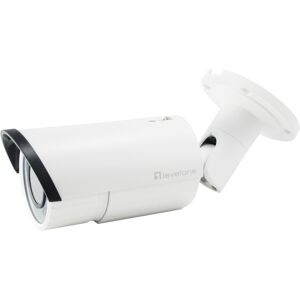LevelOne Cámara de vigilancia IP fija para exteriores de 2 MP (blanca) - NIVEL UNO LevelOne Cámara de vigilancia IP fija para exteriores de 2 MP (blanca) - NIVEL UNO