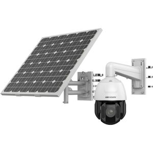 HIK VISION Cámara de vigilancia IP domo PTZ solar 4G de 4 MP y 4,8-120 mm con panel solar - HIKVISION HIK VISION Cámara de vigilancia IP domo PTZ solar 4G de 4 MP y 4,8-120 mm con panel solar - HIKVISION