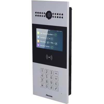 VideoPortero IP Antivandálico de Superficie (Multiviviendas) AK-R28A 2Mpx TFT 4.3" - AKUVOX VideoPortero IP Antivandálico de Superficie (Multiviviendas) AK-R28A 2Mpx TFT 4.3" - AKUVOX