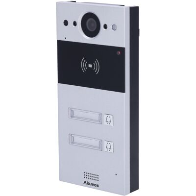 VideoPortero IP Antivandálico Superficie (2 Viviendas) AK-R20B-2B 2Mpx - AKUVOX VideoPortero IP Antivandálico Superficie (2 Viviendas) AK-R20B-2B 2Mpx - AKUVOX