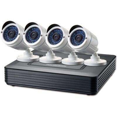Pack Vigilancia (4x Cámaras 2Mpx IP66 Wi-Fi + 1x Grabador DVR 8 Canales) - LEVELONE Pack Vigilancia (4x Cámaras 2Mpx IP66 Wi-Fi + 1x Grabador DVR 8 Canales) - LEVELONE